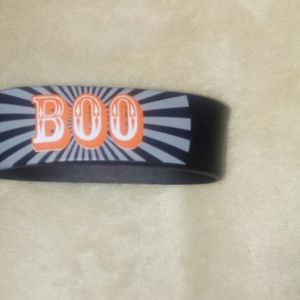 NWOT 🎃Boo thick black bracelet
